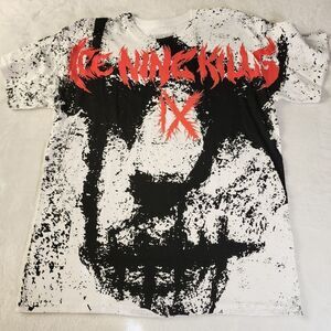 Ice Nine Kills Tshirt With Graphic Size Large New Without Tags